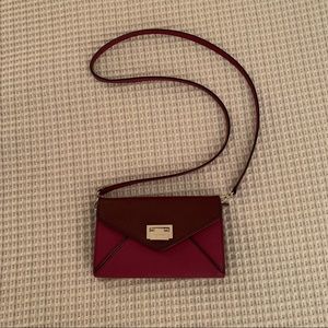 Kate spade ♠️ Maroon and Magenta Cross Body / Clutch
